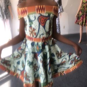 African Ankara print girls/kids dress